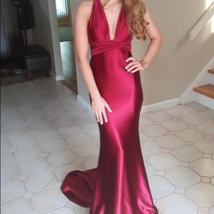 convertible infinity mermaid wrap dress